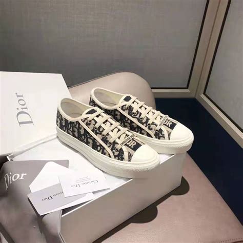 dior white blue sneakers|walk'n'dior sneakers price.